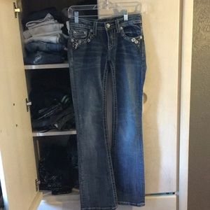 Boot cut girl jeans